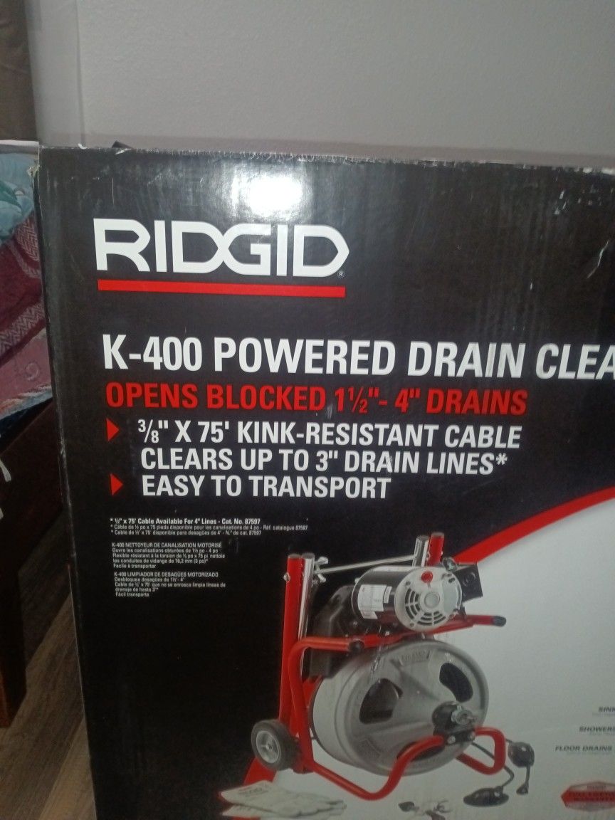 Ridgid Drain Snake K400 for Sale in Escondido, CA OfferUp