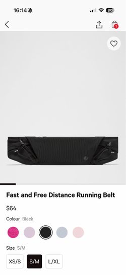 Lululemon Fast and Free Distance Running Belt
