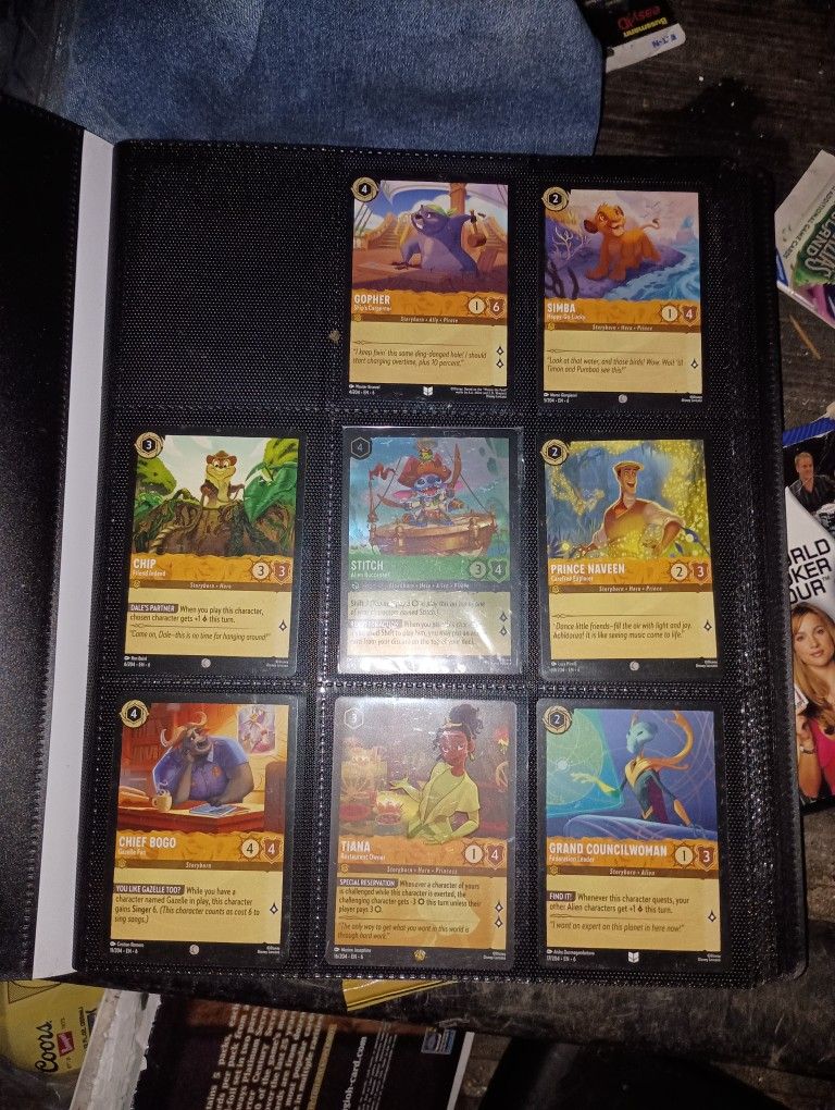 Lorcana Cards Binder Collection