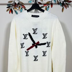 LV WOOL CLOCK SWEATSHIRT !!!