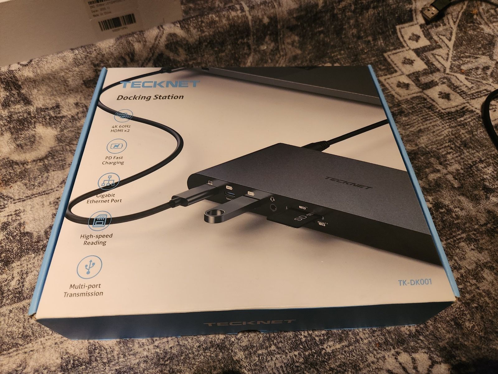 12 In 1 Docking Station Dual Monitor 4K