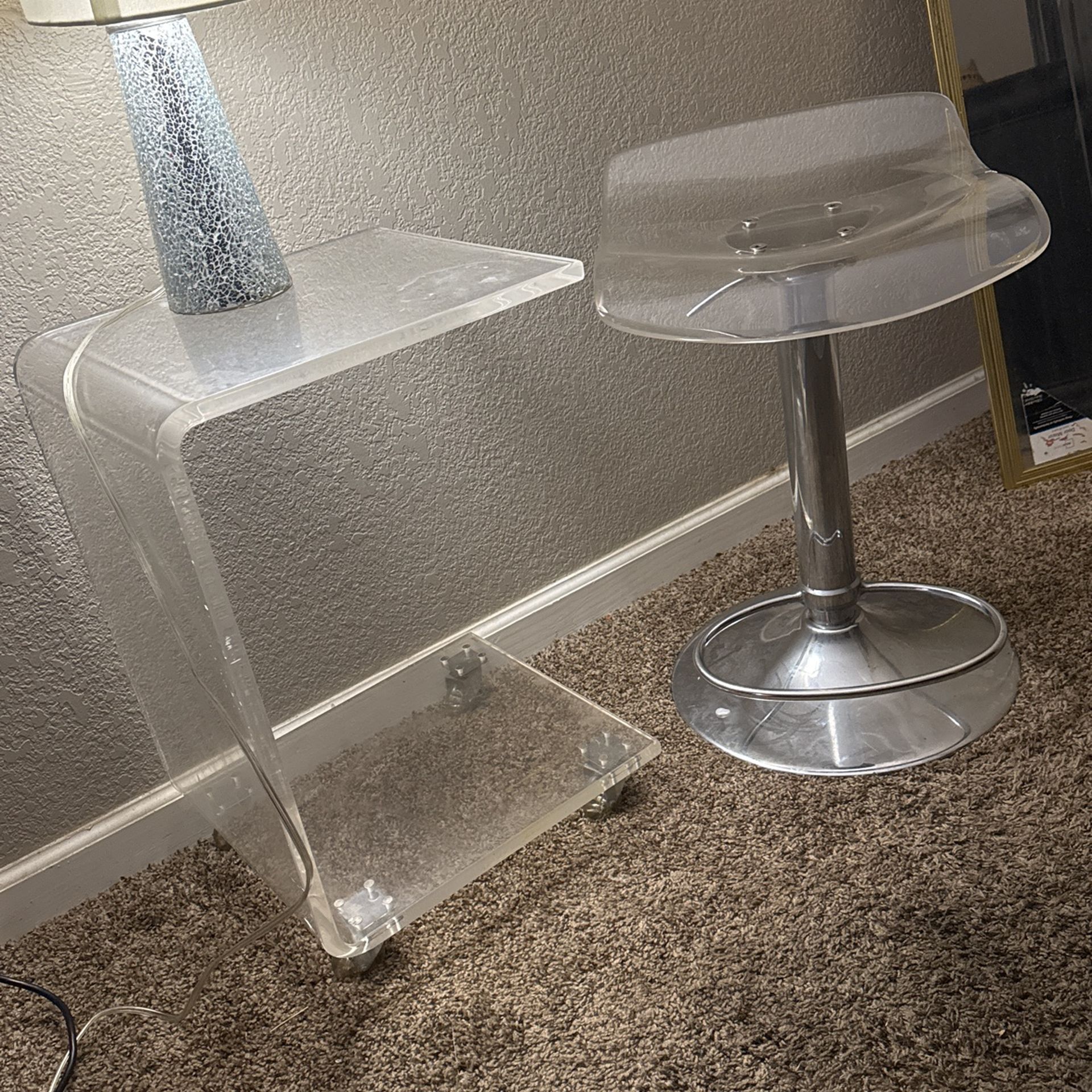 Side Table & Stool 