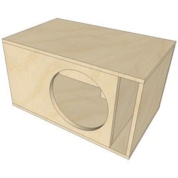 3.90 ft^3 Ported MDF Enclosure for Single Orion HCCA 15 Subwoofer box