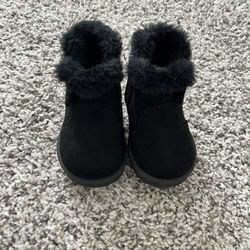 Baby Girl Black Boots 