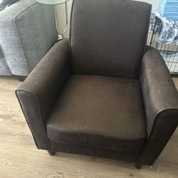 Accent Brown Chair 
