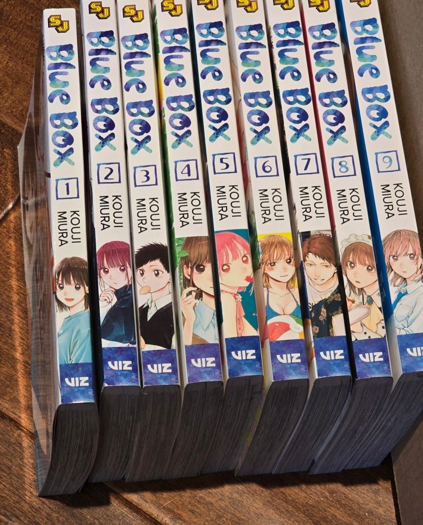 English Manga Series "Blue Box" Vol. 1-9