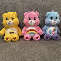 14” 3 PCs Care Bear Stuffed Animals Set $7 Each or $21 For All