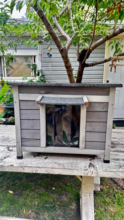 Outdoor cat house