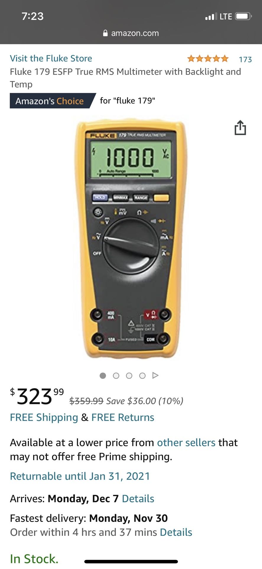 Fluke 179 True RMS