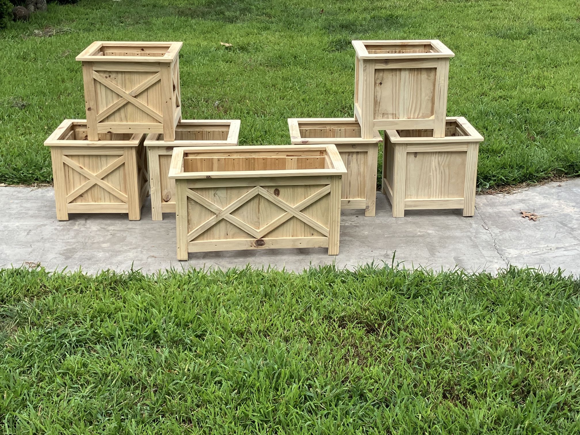 Wooden Planter Boxes