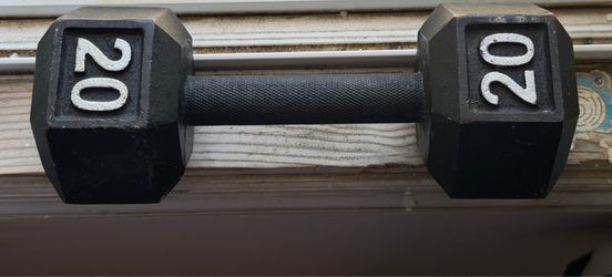 CAP Barbell Cast Iron Dumbbell Weight 20 Lbs