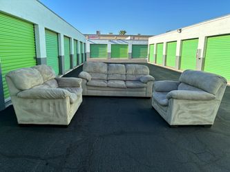 3-Piece Corduroy Sofa Set