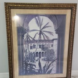 Frame and picture "View to the Courtyard)