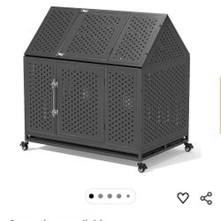 Black Large Size Dog Kennel (Used)