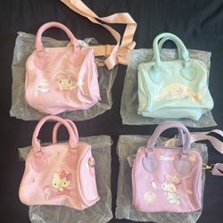 Small Girls Handbags, Purse. Hello Kitty. My Melody. Kuromi. Cinnamoroll
