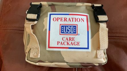 Small Backpack USO First Aid Care Package 