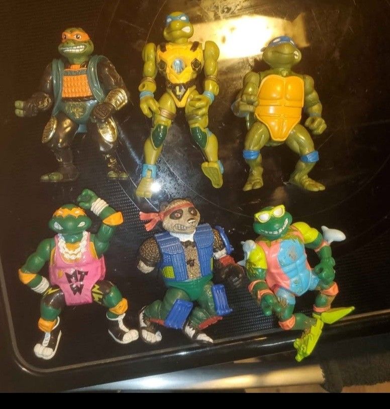 (9)Vintage Original  Teenage Mutant Ninja Turtles 