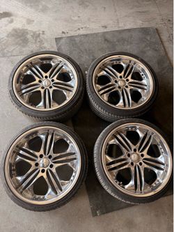 20” sporza chrome wheels & tires 5x114