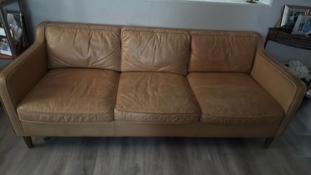 Leather couch