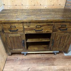 Wood Entertainment center 