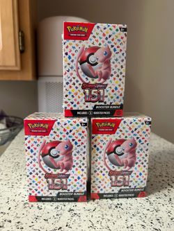 151 Booster Bundles (Three Count) Sealed
