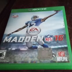 Madden NFL 16 Xbox One Replacement Video Game Case 