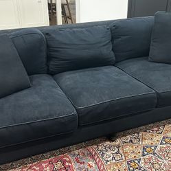 Large Comfortable Sofa + Matching Armchair – Clean, Solid, Pickup Only