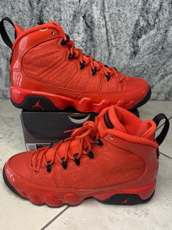 Jordan 9 Retro Chile Red Size 5.5 Y