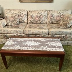 Sofa, Love Seat, Chair, Ottoman and Picture