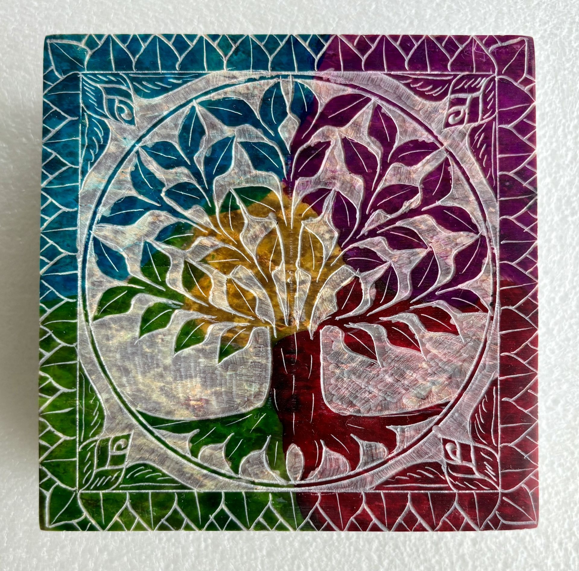 Tree Of Life Design Jewelry Box