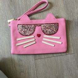 Charming Charlie Cat Hand Purse 