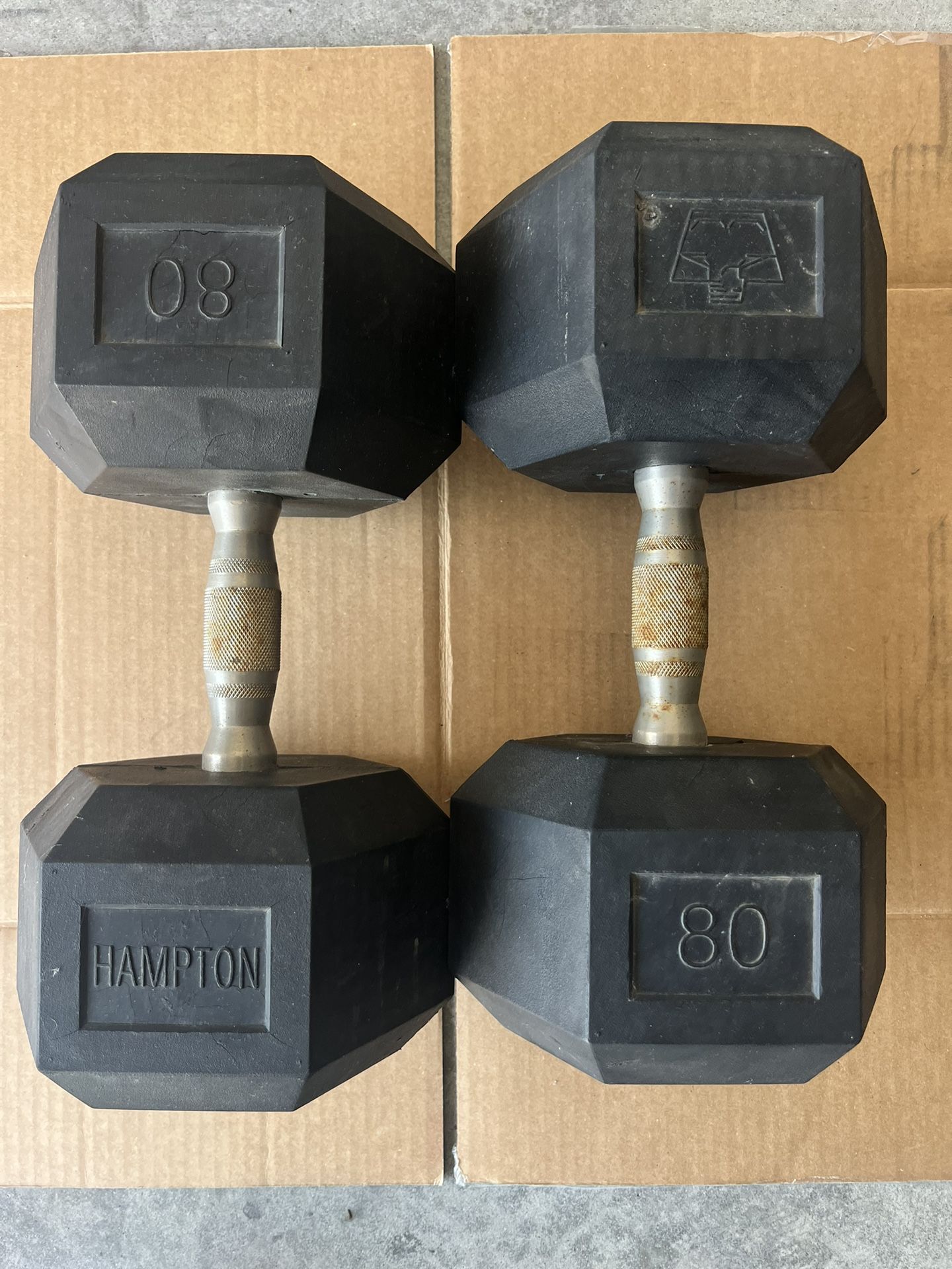 Set Of 2 80lbs Dumbbell’s