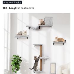 5-in-1 Cat Wall Shelves 