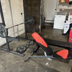 Squat Rack Benches Weight And Bars