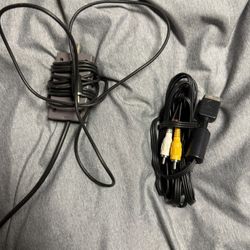 Nes Nintendo Rf Cable & PlayStation RCA Cable For Video Game Systems