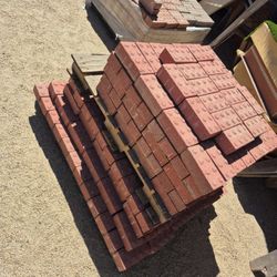 Duel Use Red Block Pavers 