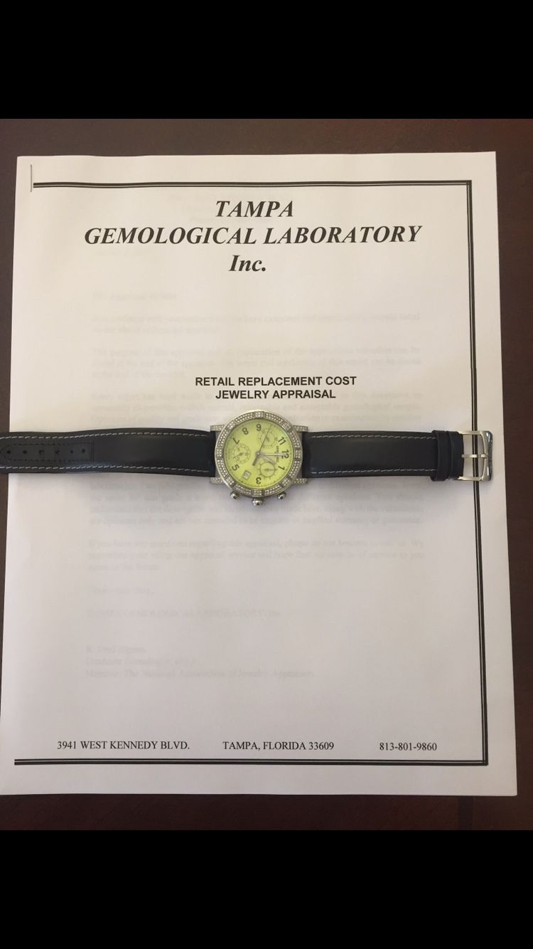 Raymond Weil 5030 with diamond bezel - $500