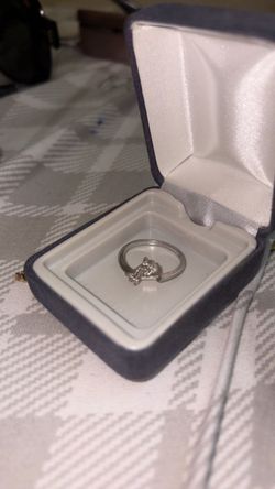 Silver Ring with Stone Cluster Setting