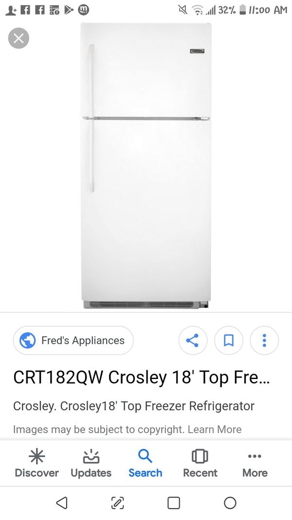 Crosley Refrigerator for Sale in Shreveport, LA OfferUp