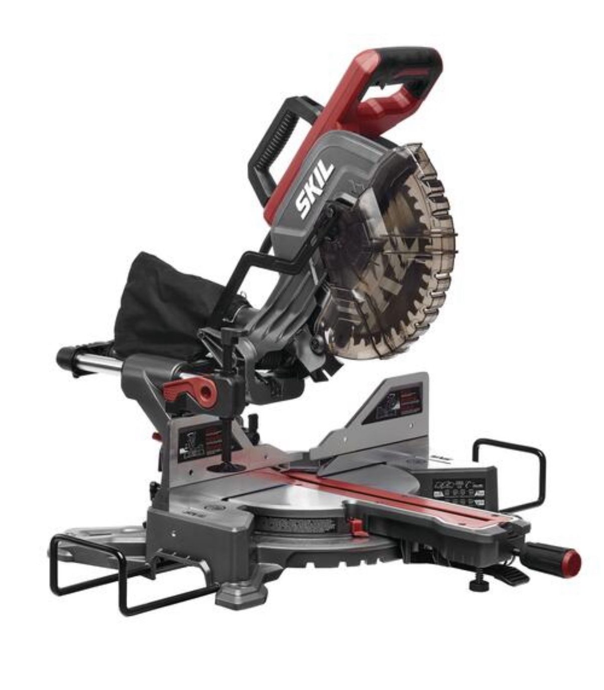 Skil 10-in 15-Amp Dual Bevel Sliding Compound Corded Miter Saw