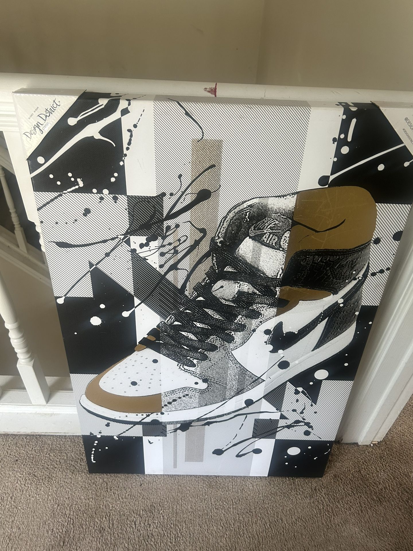 Jordan shoe painting