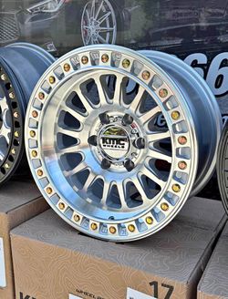 KMC IMS Wheels 17” 6x139.7 265/70R17 A/T Tires Fits Toyota Chevy GMC Ram 1500 WE FINANCE