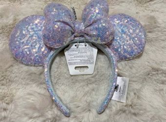 Disney Minnie Mouse Cotton Candy Sequin Ears Headband
