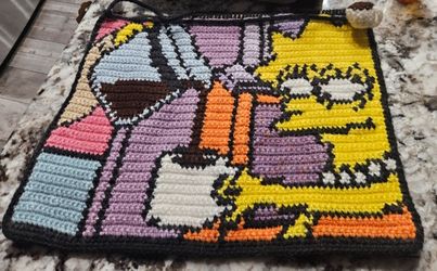 Hand Crocheted Lisa Tapestry 50$