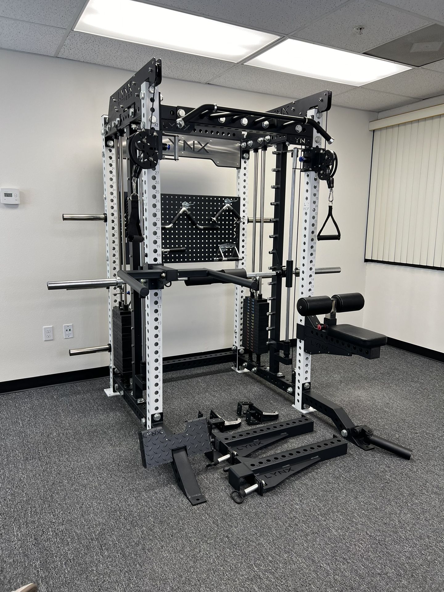 FULLY LOADED - FREE DELIVERY🟢All In One Home Gym🟢 Functional Trainer🟢Smith Machine🟢Squat Rack🟢Cable Machine