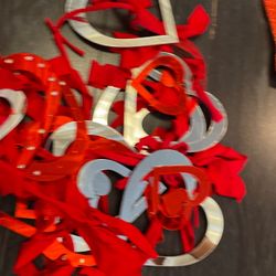 Valentines , Decor Props Hearts Gallons Balloons Hanging Hearts Florees Etx , All Of Them For Sale Together , All Of Them For $50 Down Town Miami Area