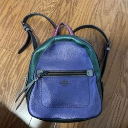 Coach mini backpack 