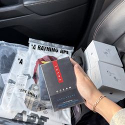 airpods, colognes ,bape tees