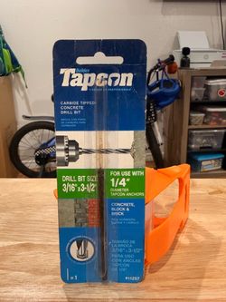 Tapcon Carbide Tipped Concrete Drill Bit 3/16" x 3-1/2"