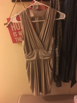 Tan dress small